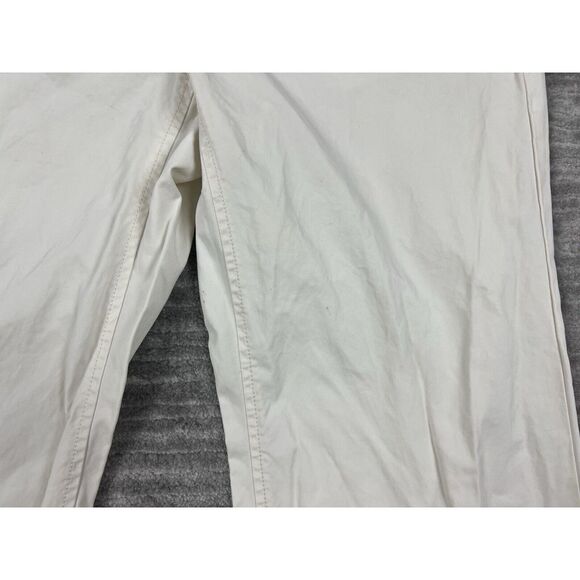 Banana‎ Republic Pants Womens 6 Ivory Bootcut 100% Cotton Casual - Picture 5 of 13